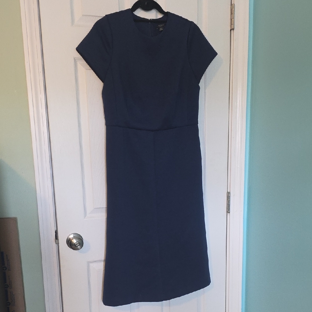 Ann Taylor Classic Blue Midi Dress
